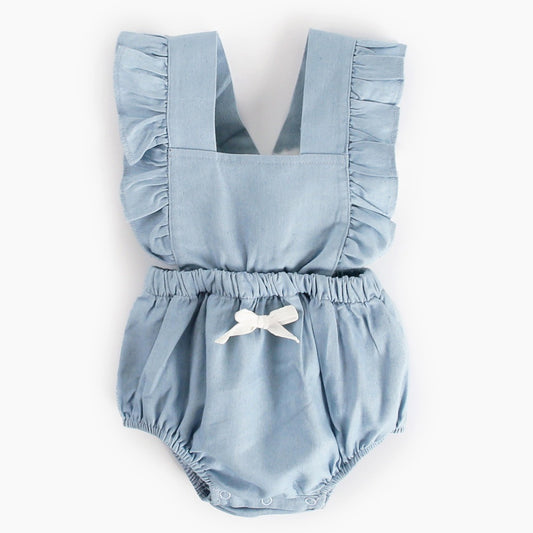 Denim Style One-Piece Romper